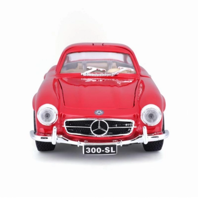 Modellino di Auto Mercedes-Benz 300SL Rosso in Scala 1:24