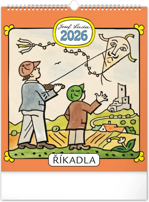 Calendario da parete Josef Lada - Filastrocche 2026