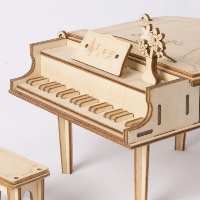 Puzzle 3D in legno Pianoforte Grande