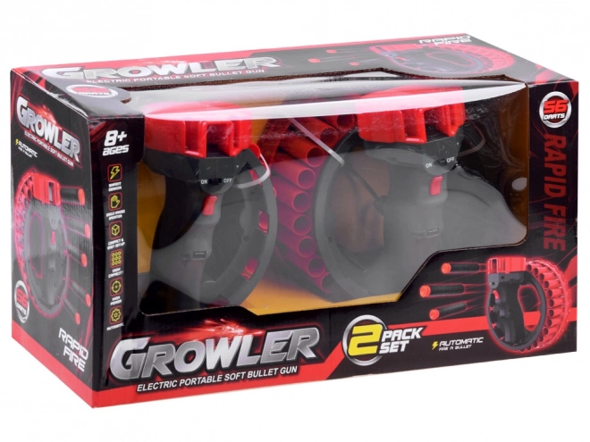 Pistola Automatica con Dardi Morbidi Growler