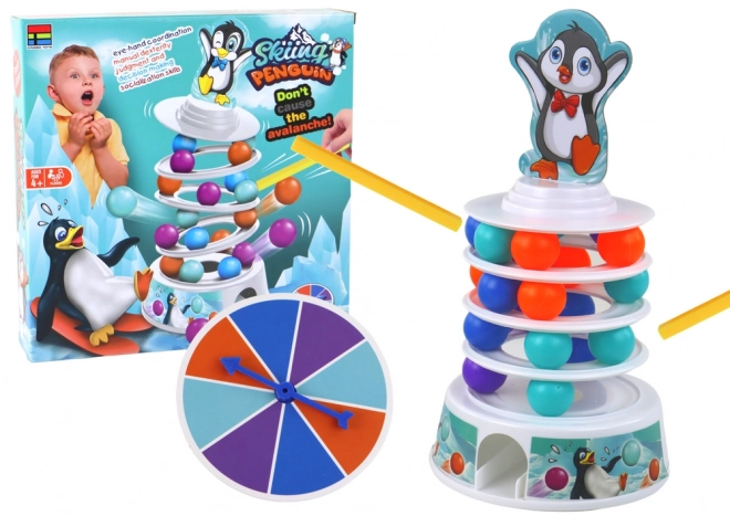 Gioco di abilità Pinguino Torre Scivolo Palline