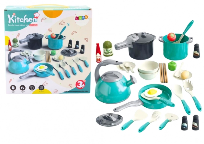 Set Piccolo Chef Pentole e Accessori Giocattolo