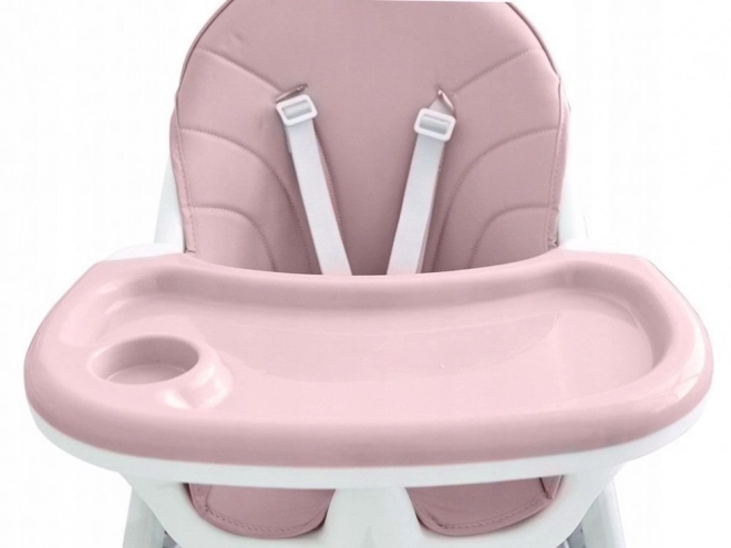 Sedia da pappa 2 in 1 ECOTOYS rosa