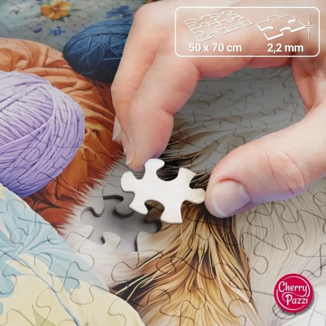 Puzzle Cherry Pazzi Gatto nel Filo