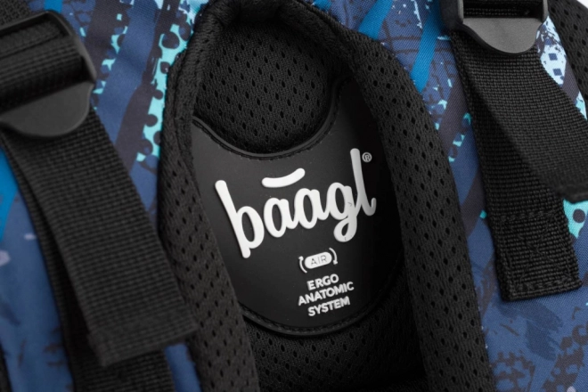 Set zaino BAAGL Skate strutture: zaino, astuccio, sacca