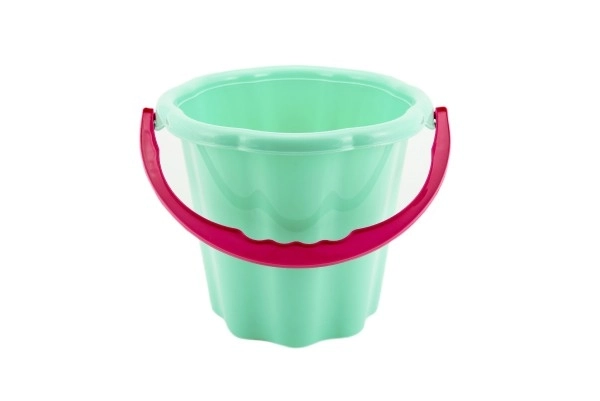 Secchiello per sabbia plastica 19cm assortito 4 colori 12m+
