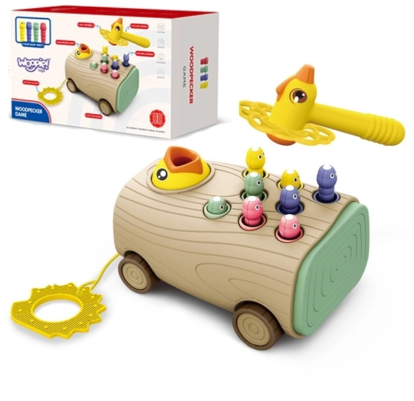 Gioco di abilità con picchio e martello WOOPIE 3 in 1 per bambini