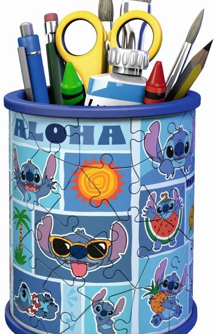 Portapenne DISNEY Stitch – puzzle in plastica