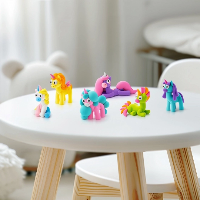 Masa Hey Clay Unicorni 3 confezioni, Piovosa
