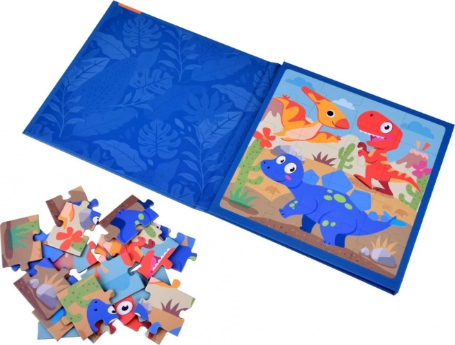 Puzzle Magnetici Dinozauri a Libro