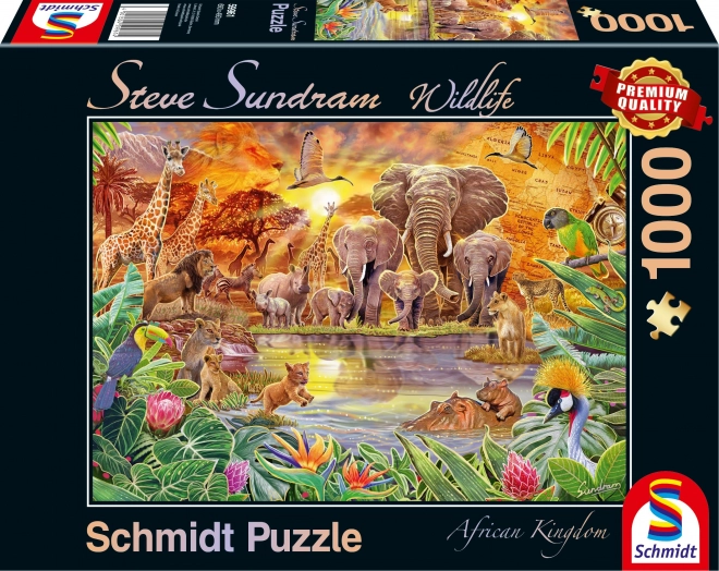 Schmidt puzzle natura selvaggia: Regno africano 1000 pezzi