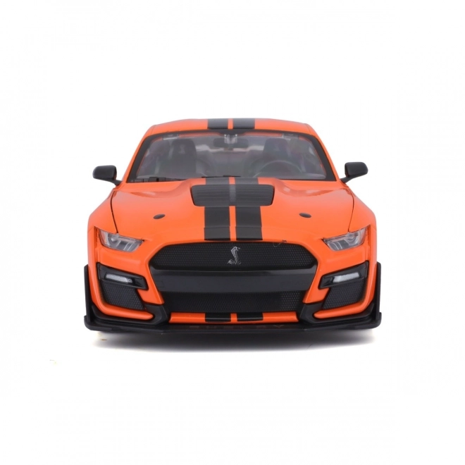 Modello in scala Mustang Shelby GT500 2020 arancione 1:24