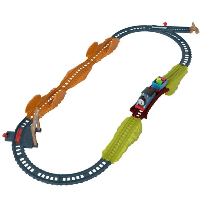 Fisher-Price Thomas e gli Amici Set di Treno con Locomotiva motorizzata Pietro