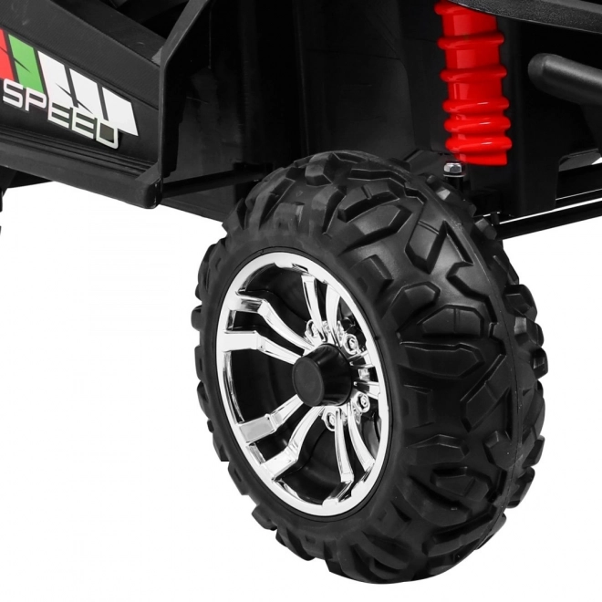 Buggy per bambini Grand Lift rosa + trazione 4x4 + telecomando + portabagagli + radio MP3 + LED