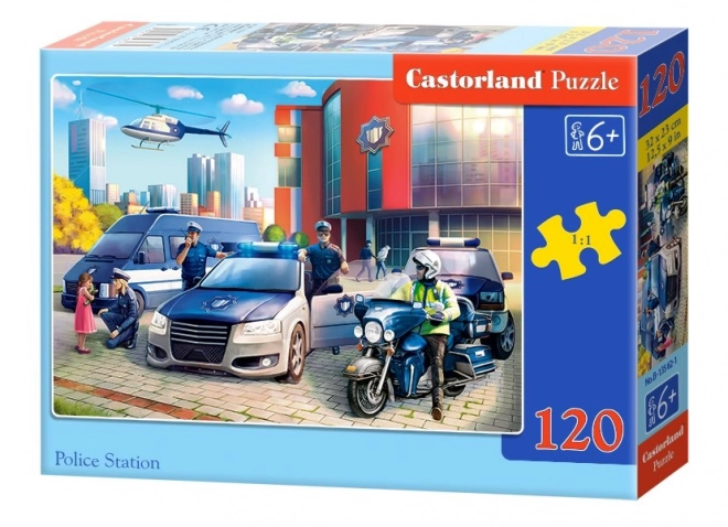 Puzzle Stazione Di Polizia 120 Pezzi