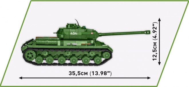 modellino di Carro Armato IS-2 della Seconda Guerra Mondiale