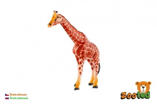 Giraffa giocattolo Zooted in plastica 17cm