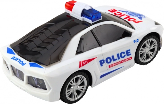 Auto della polizia interattivo con luci e suoni