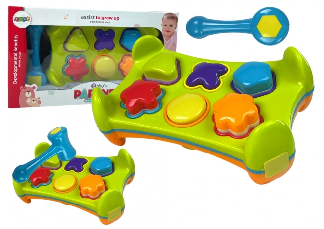 Gioco Educativo In Legno Martello E Forme