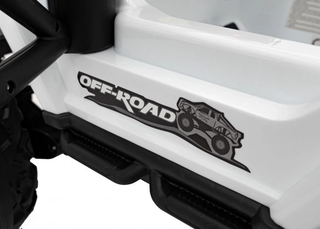 Auto elettrico per bambini fuoristrada Speed bianco