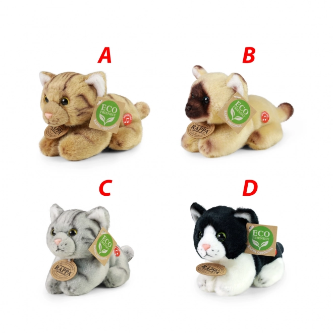 Gatto di peluche eco-friendly 15 cm