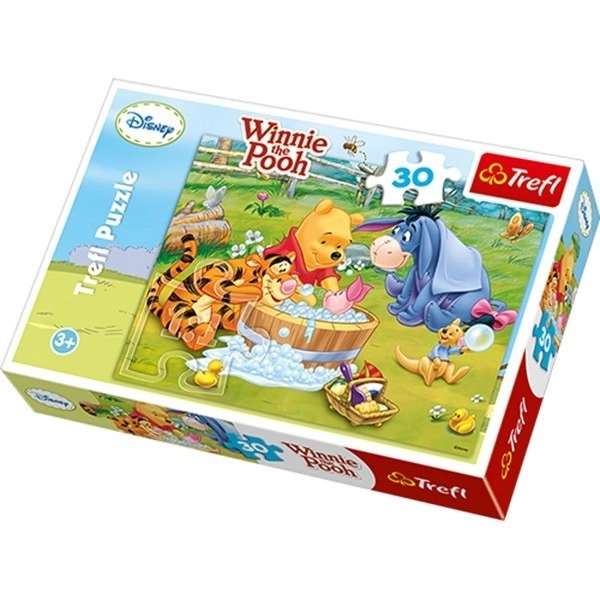 Puzzle 30 pezzi Winnie the Pooh Bagnetto di Pimpi