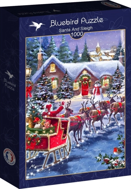 Puzzle Babbo Natale e Slitta 1000 pezzi