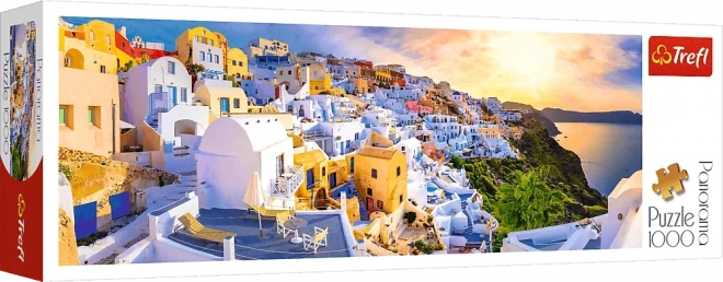 Puzzle Trefl 1000 pezzi - Tramonto a Santorini, Grecia