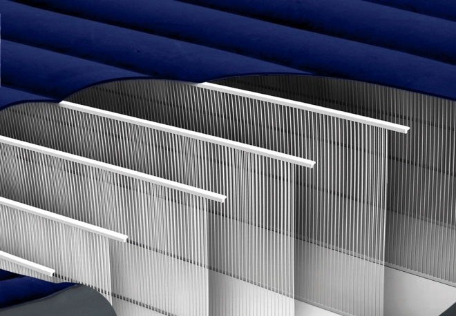 Materasso gonfiabile vellutato blu Intex