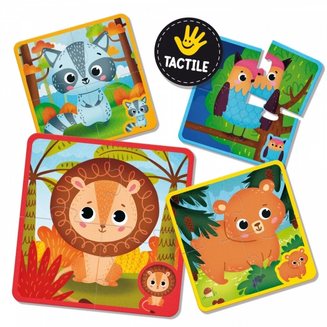 Puzzle tattili Montessori