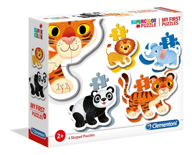 Clementoni primi puzzle safari 4 in 1