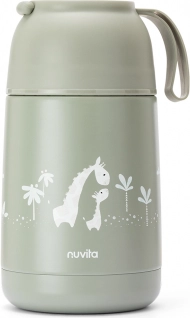 Thermos con manico in silicone 620 ml, Sage Green