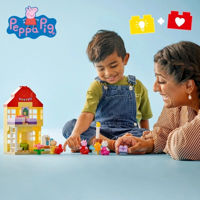 Casa di compleanno di Peppa con mattoncini DUPLO