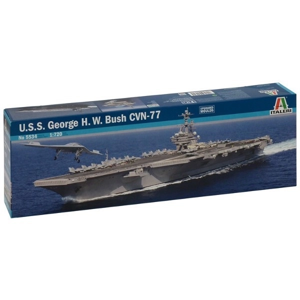 Modello in plastica portaerei USS George H.W. Bush