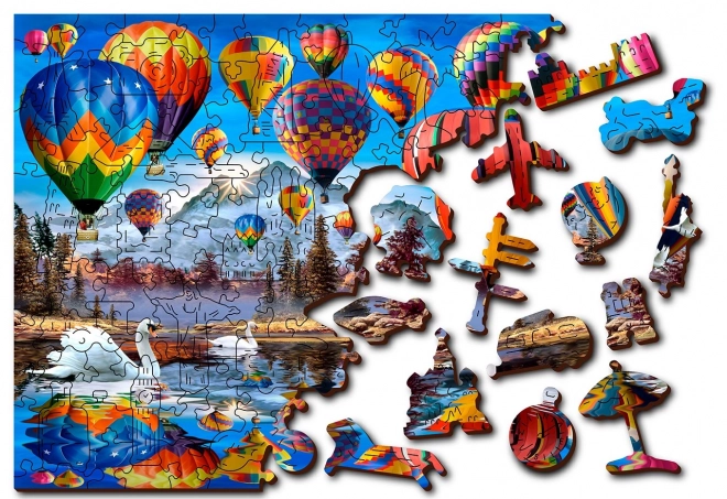 Puzzle in legno viaggio tranquillo 2 in 1