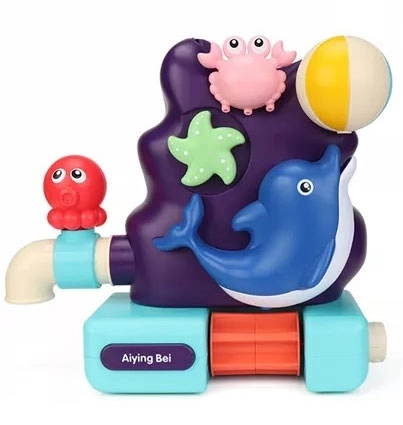 Woopie giocattolo da bagno delfino con bicchiere