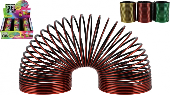 Spirale di plastica con effetto metallico