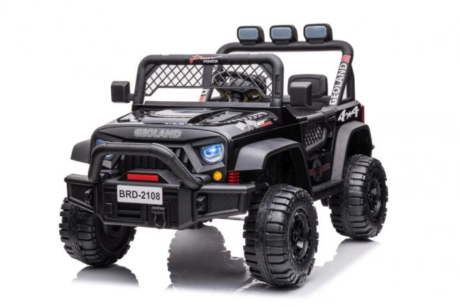 Auto elettrica per bambini Jeep Geoland 24V 4x4 nero