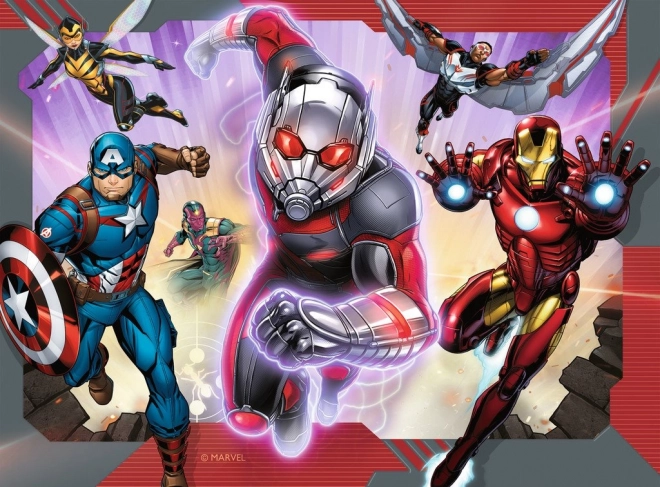 Puzzle RAVENSBURGER Avengers: I più potenti eroi della Terra 4 in 1