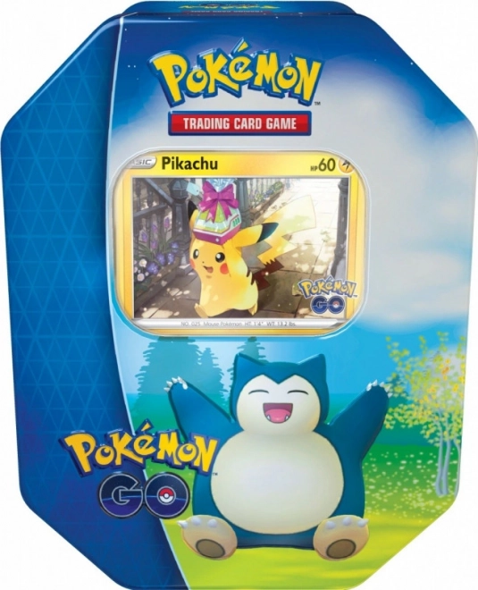 Carte Snorlax in scatola di latta Pokémon Go