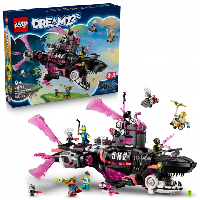 Squalo-sottomarino LEGO DREAMZzz degli incubi