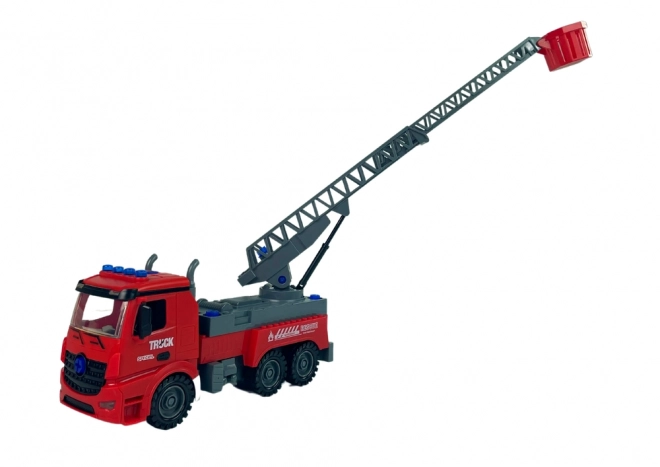 Camion dei Pompieri Fai-da-Te Rosso con Cacciavite