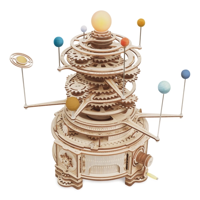 Puzzle Robotime Rokr 3D Sistema Solare Orrery in legno