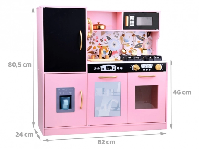 Grande cucina in legno per bambini stile retrò