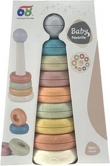 Piramide con anelli 20,7 cm