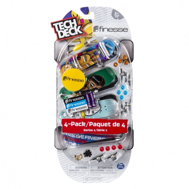 Set fingerboard Tech Deck 4 pezzi assortiti