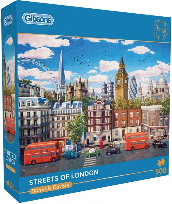 Puzzle di strade di Londra 500 pezzi