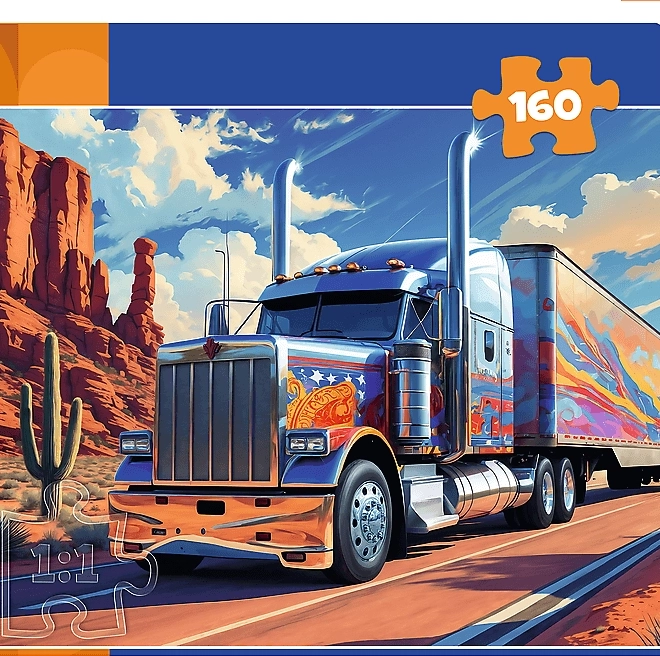 Puzzle Camion sulla strada 160 pezzi