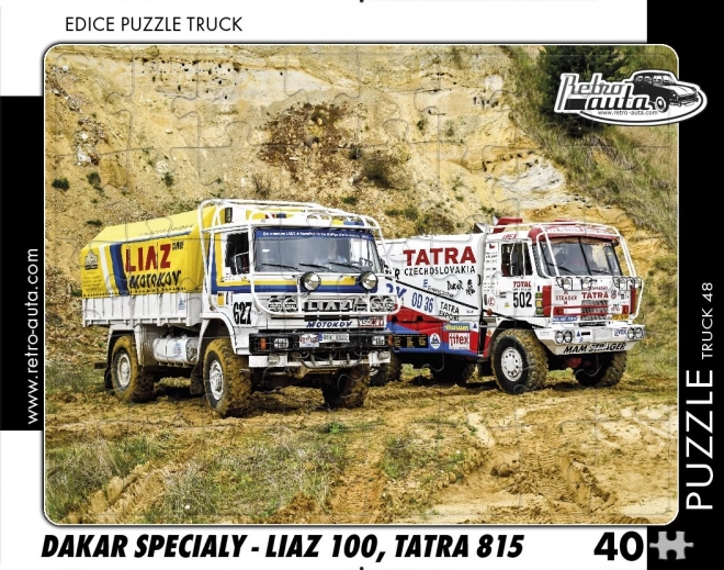 Puzzle Veicoli Dakar - LIAZ 100 e TATRA 815