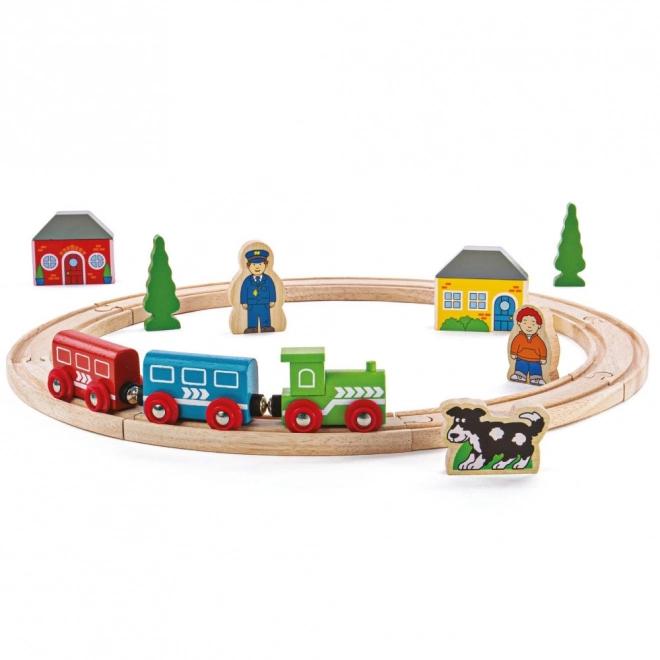 Bigjigs Rail La mia prima ferrovia 19 pezzi